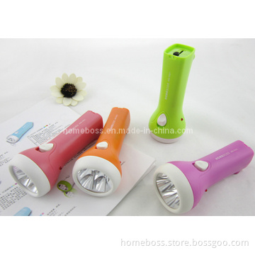 LED Torch / Plastic Rechargeable Flashlight (JBS-S021Jll)
